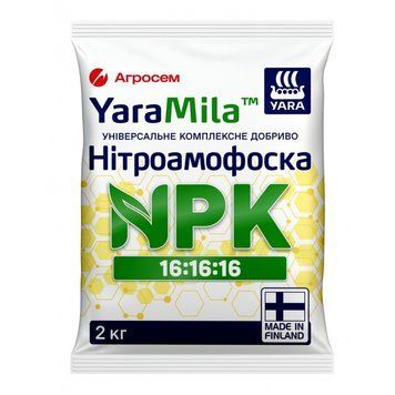 Нітроамофоска YaraMila NPK: 16-16-16, 2 кг фото
